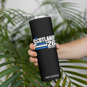 Scotland Football Fan Skinny Tumbler Scottish Soccer Supporter Scottish Flag 2026