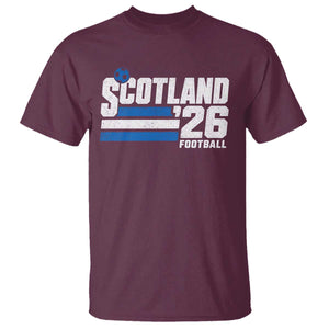 Scotland Football Fan T Shirt Scottish Soccer Supporter Scottish Flag 2026