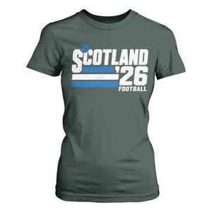 Scotland Football Fan T Shirt For Women Scottish Soccer Supporter Scottish Flag 2026