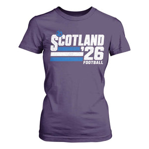Scotland Football Fan T Shirt For Women Scottish Soccer Supporter Scottish Flag 2026