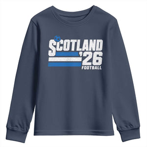 Scotland Football Fan Youth Sweatshirt Scottish Soccer Supporter Scottish Flag 2026