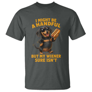 Funny Embarrassing Dachshund T Shirt Wiener Hot Dog Pun Crude Cringey Inappropriate Humor