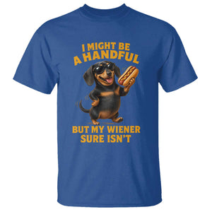 Funny Embarrassing Dachshund T Shirt Wiener Hot Dog Pun Crude Cringey Inappropriate Humor