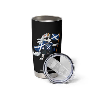 Funny Scotland Unicorn Tumbler Cup Cool Scottish Unicorn with Kilt Flag Scotland Pride Football Fans