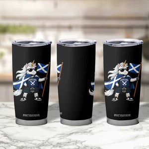 Funny Scotland Unicorn Tumbler Cup Cool Scottish Unicorn with Kilt Flag Scotland Pride Football Fans