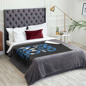 No Scotland No Party Scottish Throw Blanket Retro Scottish Banner Fan Scotland Flag
