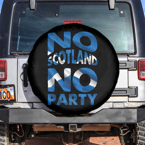 No Scotland No Party Scottish Spare Tire Cover Retro Scottish Banner Fan Scotland Flag