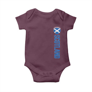 Scotland Soccer Baby Onesie Vintage SCOT Scottish Flag Graphic Football Fan