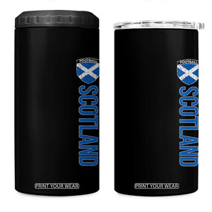 Scotland Soccer 4 in 1 Can Cooler Tumbler Vintage SCOT Scottish Flag Graphic Football Fan