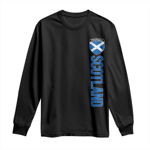 Scotland Soccer Long Sleeve Shirt Vintage SCOT Scottish Flag Graphic Football Fan