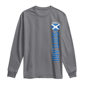 Scotland Soccer Long Sleeve Shirt Vintage SCOT Scottish Flag Graphic Football Fan