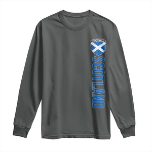 Scotland Soccer Long Sleeve Shirt Vintage SCOT Scottish Flag Graphic Football Fan