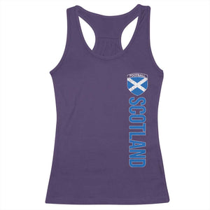 Scotland Soccer Racerback Tank Top Vintage SCOT Scottish Flag Graphic Football Fan