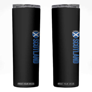 Scotland Soccer Skinny Tumbler Vintage SCOT Scottish Flag Graphic Football Fan