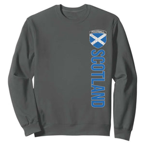 Scotland Soccer Sweatshirt Vintage SCOT Scottish Flag Graphic Football Fan