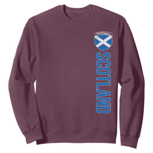 Scotland Soccer Sweatshirt Vintage SCOT Scottish Flag Graphic Football Fan