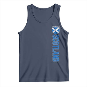 Scotland Soccer Tank Top Vintage SCOT Scottish Flag Graphic Football Fan