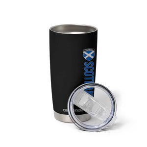 Scotland Soccer Tumbler Cup Vintage SCOT Scottish Flag Graphic Football Fan