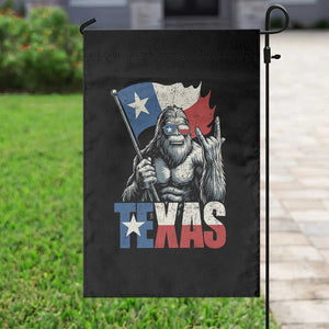 Bigfoot Texas Garden Flag Sasquatch Loves Rock On Hand Texan Texas Flag TS10 Print Your Wear