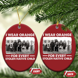 I Wear Orange For Every American Native Child Christmas Ornament TS10 Oval Red Print Your Wear