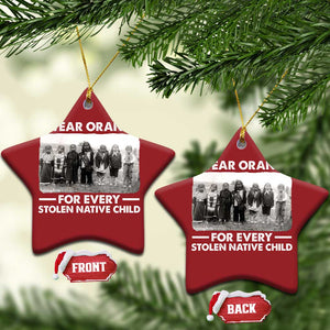 I Wear Orange For Every American Native Child Christmas Ornament TS10 Star Red Print Your Wear