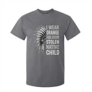 I Wear Orange For Every Stolen Native Child T Shirt For Kid Orange Day TS10 Charcoal Print Your Wear