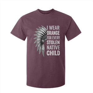 I Wear Orange For Every Stolen Native Child T Shirt For Kid Orange Day TS10 Maroon Print Your Wear