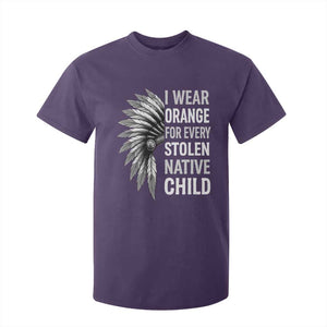 I Wear Orange For Every Stolen Native Child T Shirt For Kid Orange Day TS10 Purple Print Your Wear
