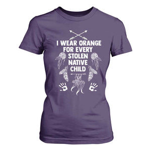 I Wear Orange For Every Stolen American Native Child T Shirt For Women TS10 Purple Print Your Wear