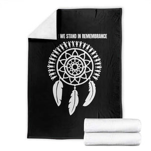 Native American Every Child Throw Blanket Together We Stand in Remembrance TS10 Black Print Your Wear