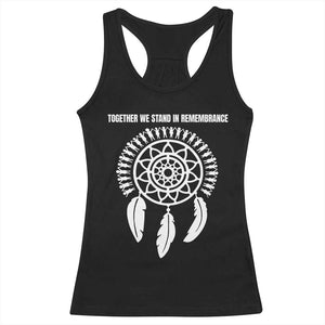 Native American Every Child Racerback Tank Top Together We Stand in Remembrance TS10 Black Print Your Wear