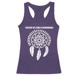 Native American Every Child Racerback Tank Top Together We Stand in Remembrance TS10 Purple Print Your Wear