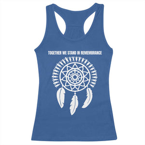 Native American Every Child Racerback Tank Top Together We Stand in Remembrance TS10 Royal Blue Print Your Wear
