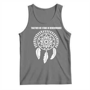Native American Every Child Tank Top Together We Stand in Remembrance TS10 Black Heather Print Your Wear