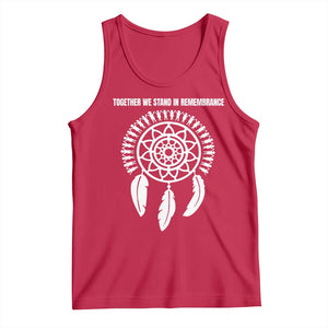 Native American Every Child Tank Top Together We Stand in Remembrance TS10 Red Print Your Wear