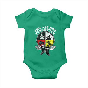 Native American Indian Baby Onesie You Are Not Forgotten TS10 Irish Green Print Your Wear