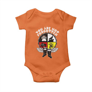 Native American Indian Baby Onesie You Are Not Forgotten TS10 Orange Print Your Wear