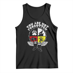 Native American Indian Tank Top You Are Not Forgotten TS10 Black Print Your Wear