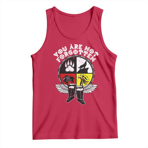 Native American Indian Tank Top You Are Not Forgotten TS10 Red Print Your Wear