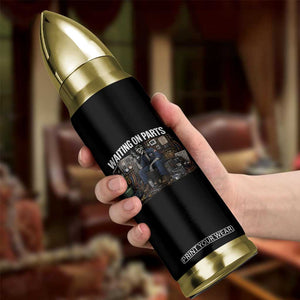 Waiting On Parts HVAC Tech Skeleton Funny Mechanic Graphic Bullet Tumbler