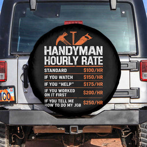 Handyman Hourly Rate Spare Tire Cover Handyman Gifts Contractor Coworker Gift