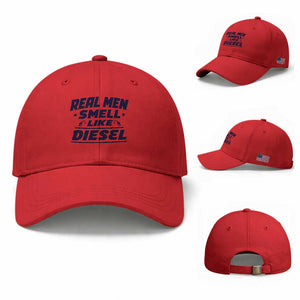 Real Men Smell Like Diesel Truck Mechanic Humor Baseball Cap