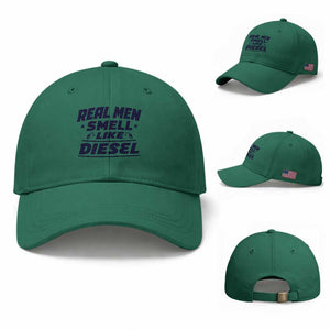 Real Men Smell Like Diesel Truck Mechanic Humor Baseball Cap