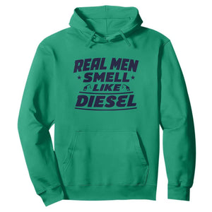 Real Men Smell Like Diesel Truck Mechanic Humor Hoodie