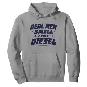 Real Men Smell Like Diesel Truck Mechanic Humor Hoodie