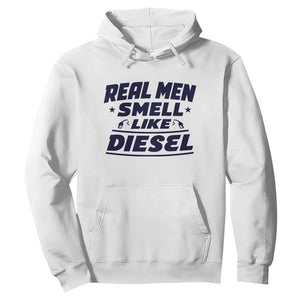 Real Men Smell Like Diesel Truck Mechanic Humor Hoodie