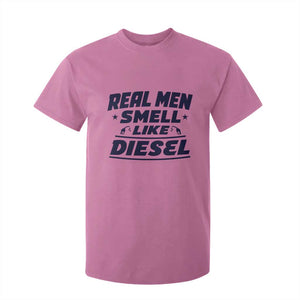Real Men Smell Like Diesel Truck Mechanic Humor T Shirt For Kid