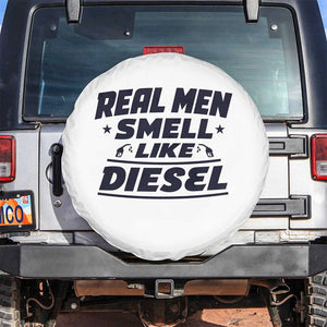 Real Men Smell Like Diesel Truck Mechanic Humor Spare Tire Cover