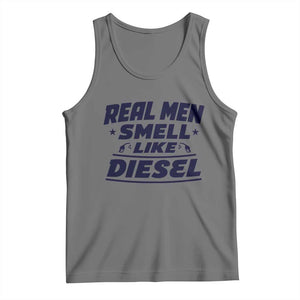 Real Men Smell Like Diesel Truck Mechanic Humor Tank Top
