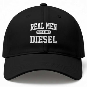 Funny Truck Mechanic Baseball Cap Real Men Smell Like Diesel